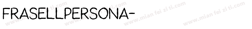 FrasellPersona字体转换