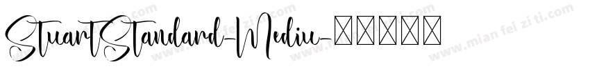 StuartStandard-Mediu字体转换