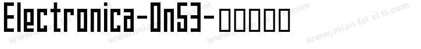 Electronica-On53字体转换