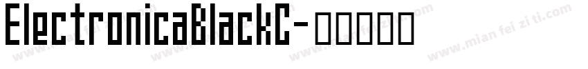 ElectronicaBlackC字体转换