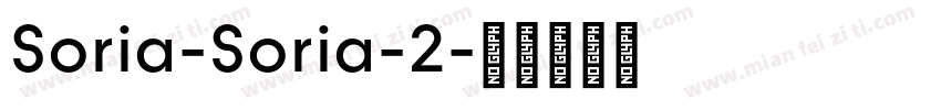 Soria-Soria-2字体转换