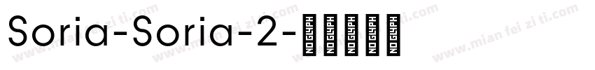 Soria-Soria-2字体转换