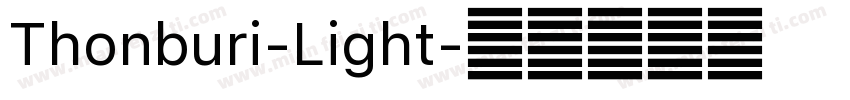 Thonburi-Light字体转换