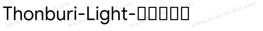 Thonburi-Light字体转换