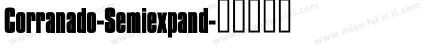 Corranado-Semiexpand字体转换