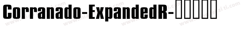 Corranado-ExpandedR字体转换
