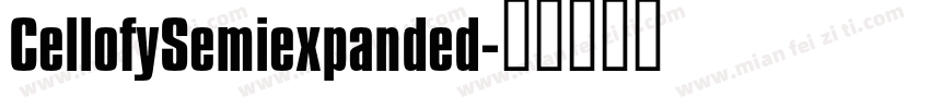 CellofySemiexpanded字体转换