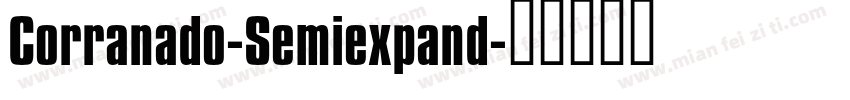 Corranado-Semiexpand字体转换