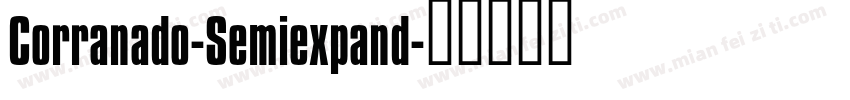 Corranado-Semiexpand字体转换