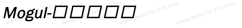 Mogul字体转换