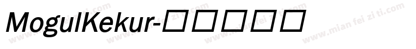 MogulKekur字体转换