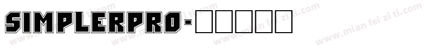 SimplerPro字体转换