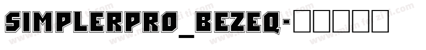 SimplerPro_BEZEQ字体转换