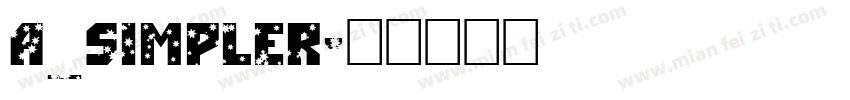 a_Simpler字体转换