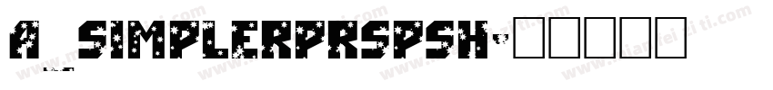 a_SimplerPrspSh字体转换
