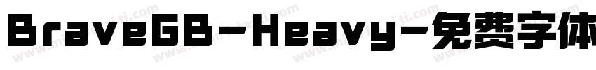 BraveGB-Heavy字体转换