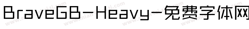 BraveGB-Heavy字体转换