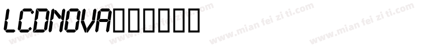lcdnova字体转换
