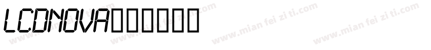 lcdnova字体转换