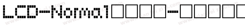 LCD-Normal字体下载字体转换