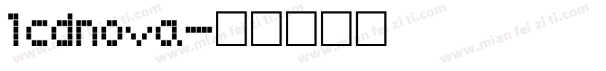 lcdnova字体转换