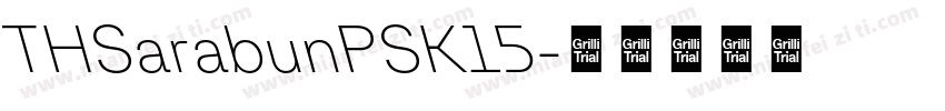 THSarabunPSK15字体转换