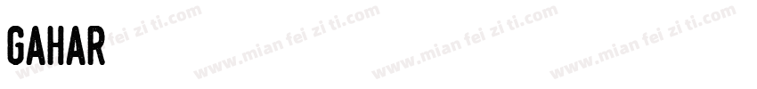 gahar字体转换