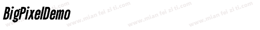 BigPixelDemo字体转换