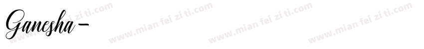 Ganesha字体转换