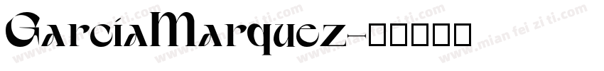 GarciaMarquez字体转换