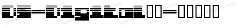 DS-Digital字体字体转换