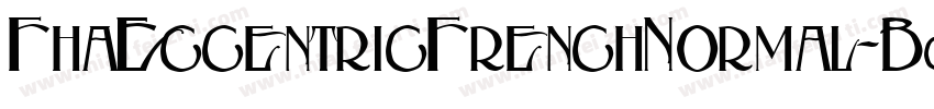 FhaEccentricFrenchNormal-Bjv8字体转换