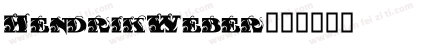 HendrikWeber字体转换
