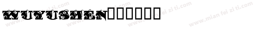 wuyushen字体转换