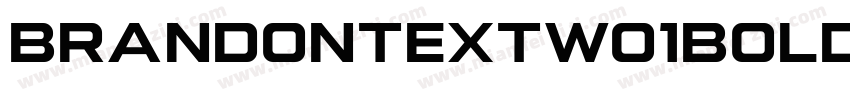 brandontextw01bold字体转换