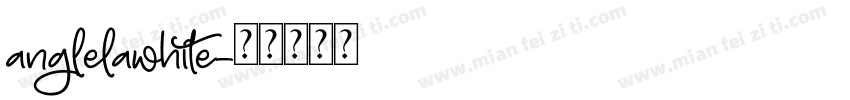 anglelawhite字体转换