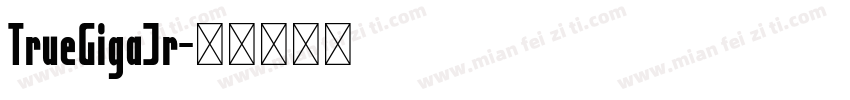 TrueGigaJr字体转换