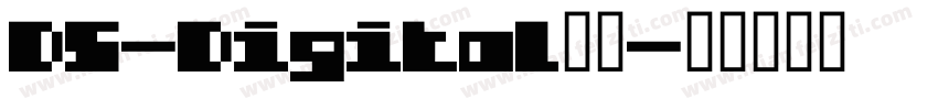 DS-Digital字体字体转换
