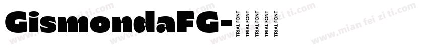 GismondaFG字体转换