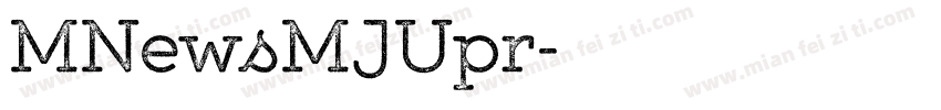 MNewsMJUpr字体转换