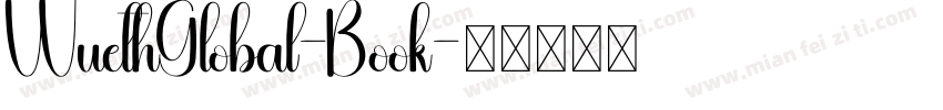 WuethGlobal-Book字体转换