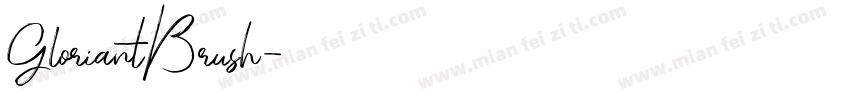 GloriantBrush字体转换