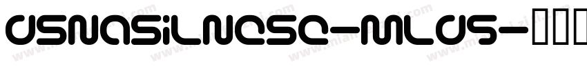 DsNasilnese-mLD5字体转换