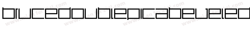 Brucedoublepicabeveled-ym45字体转换