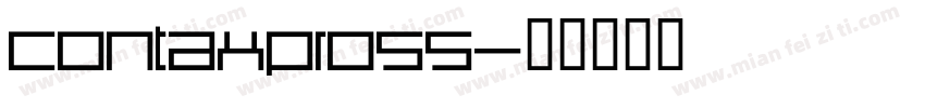 ContaxPro55字体转换