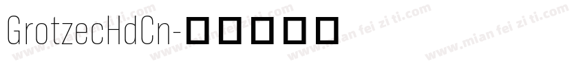 GrotzecHdCn字体转换