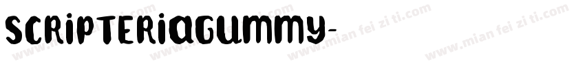 ScripteriaGummy字体转换