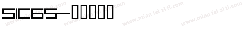 SIC65字体转换