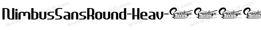 NimbusSansRound-Heav字体转换