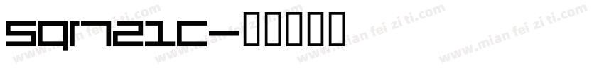 Sqr721c字体转换